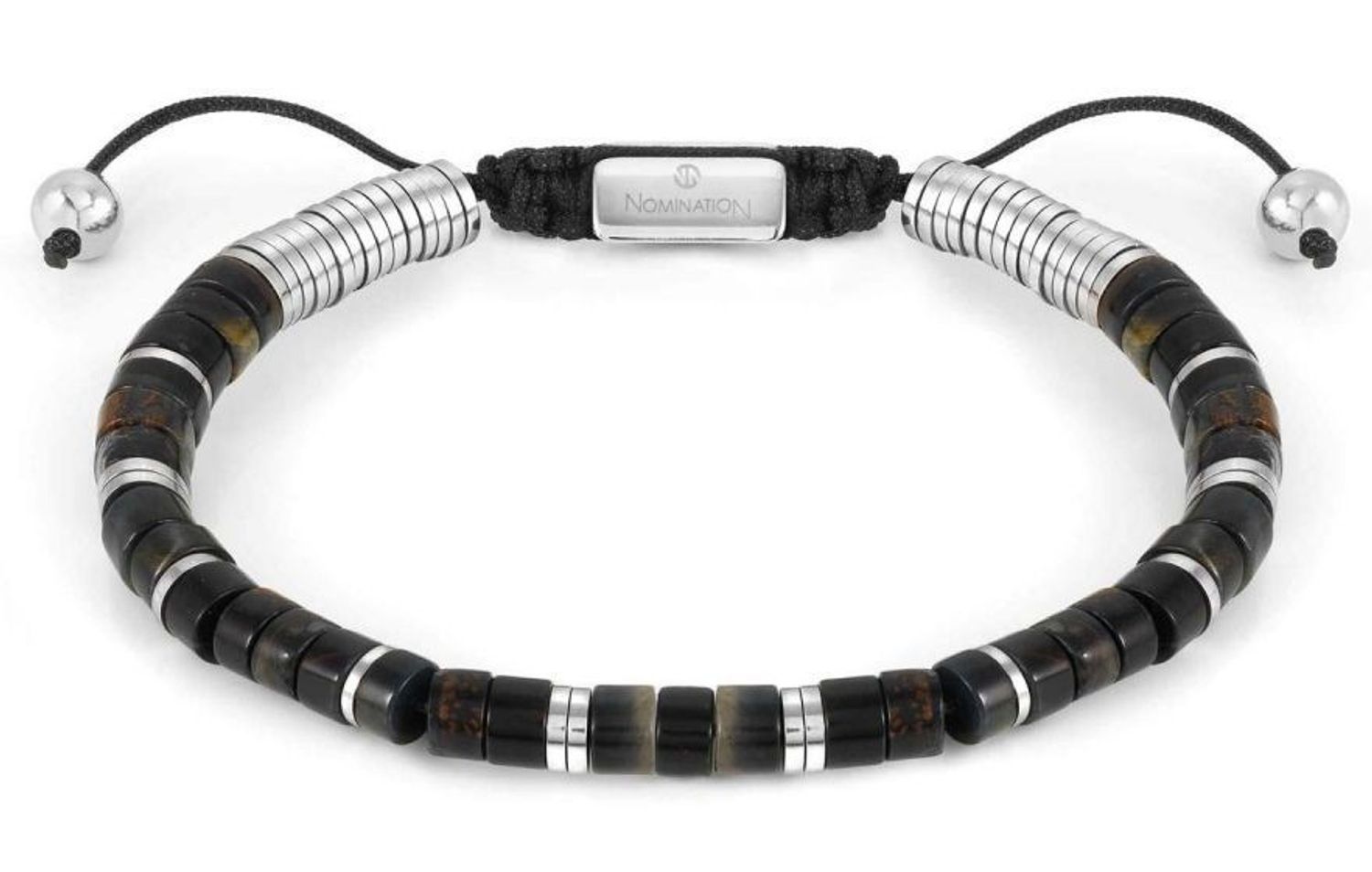 1Bransoletka męska Nomination Instict Jasper Brązowy i Czarny 027925 084d.jpg